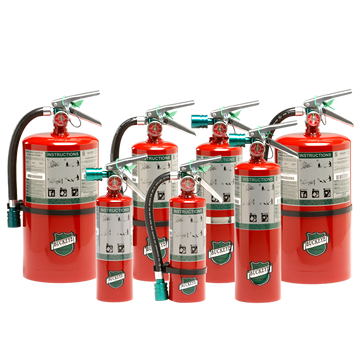 Halon 1211 and Halotron Fire Extinguisher