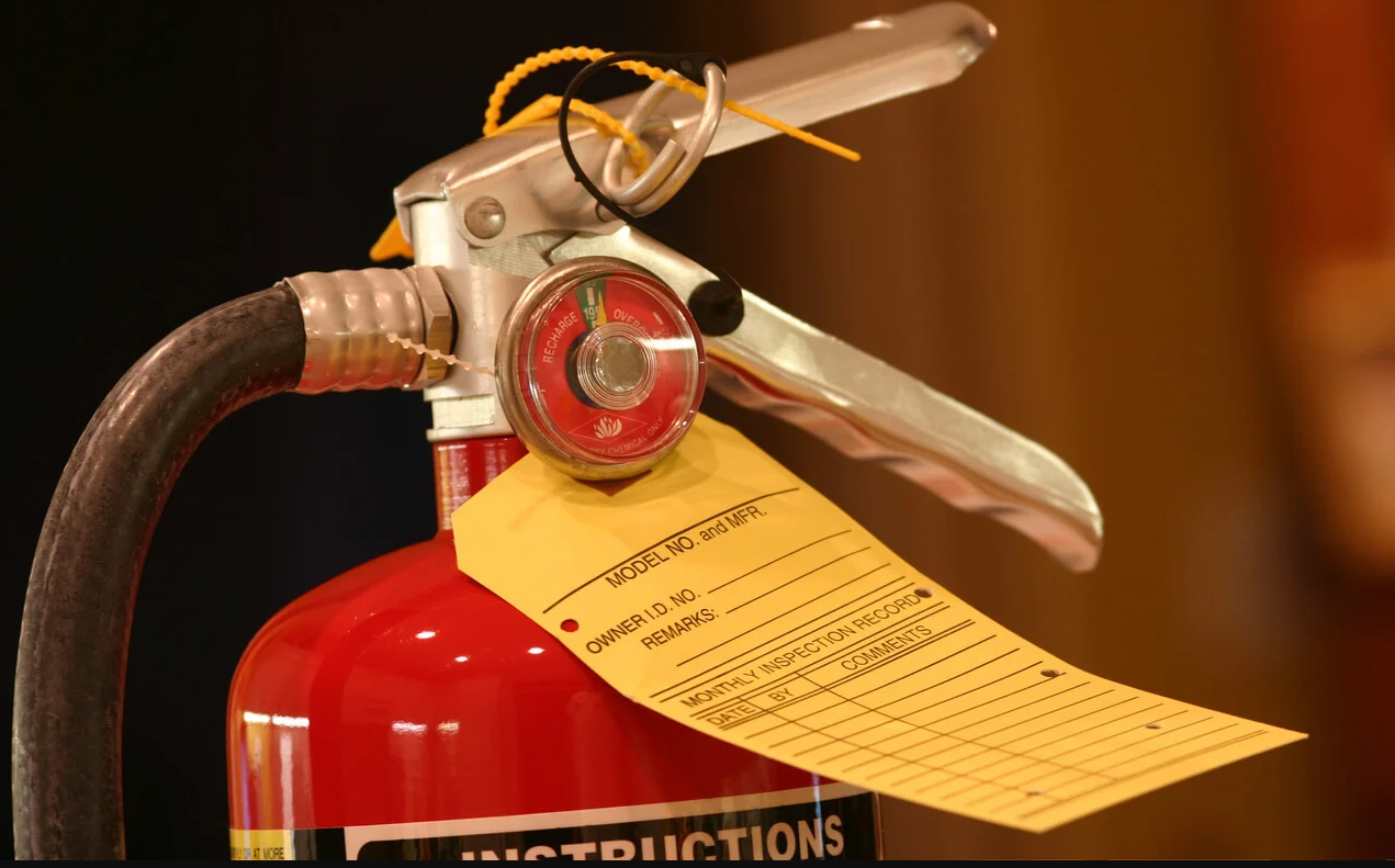 Fire extinguisher hydrostatic testing