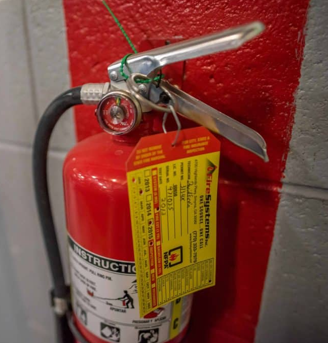 Commercial building fire protection